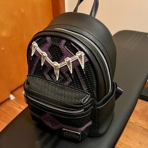 LoungeFly Black Panther Mini Backpack New with tags!! Never used